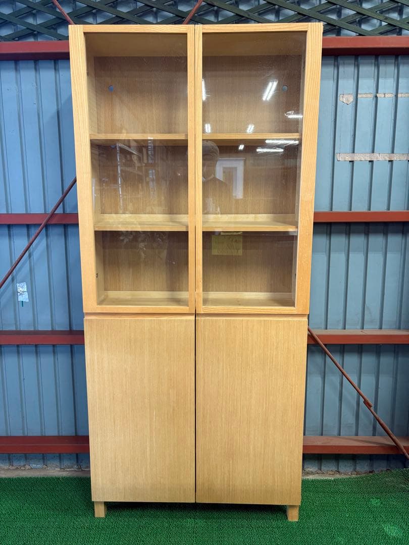 無印良品/良品計画　組み合わせてつかえる木製収納シェルフ　キャビネット　奥行23