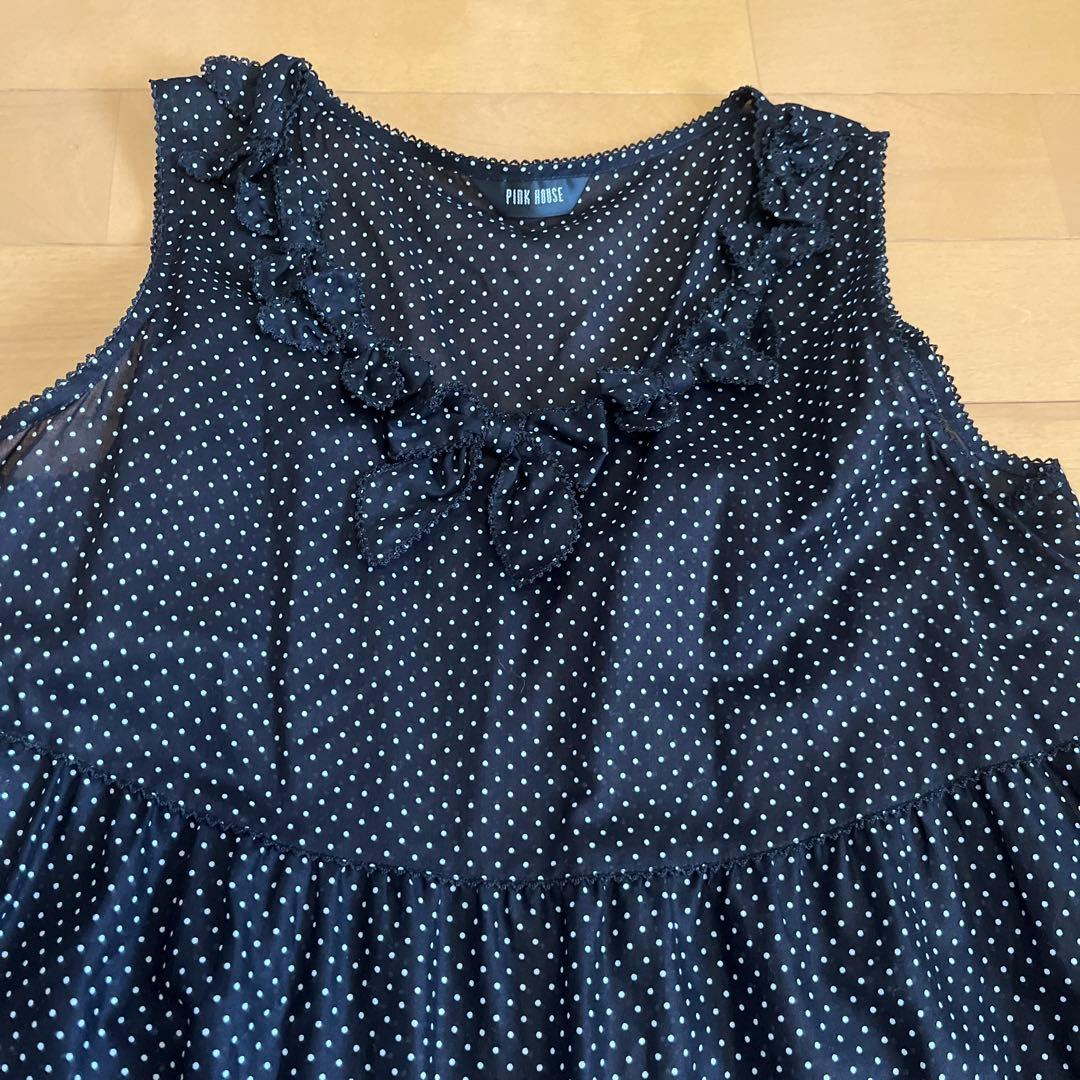 ピンクハウスドットチュニック