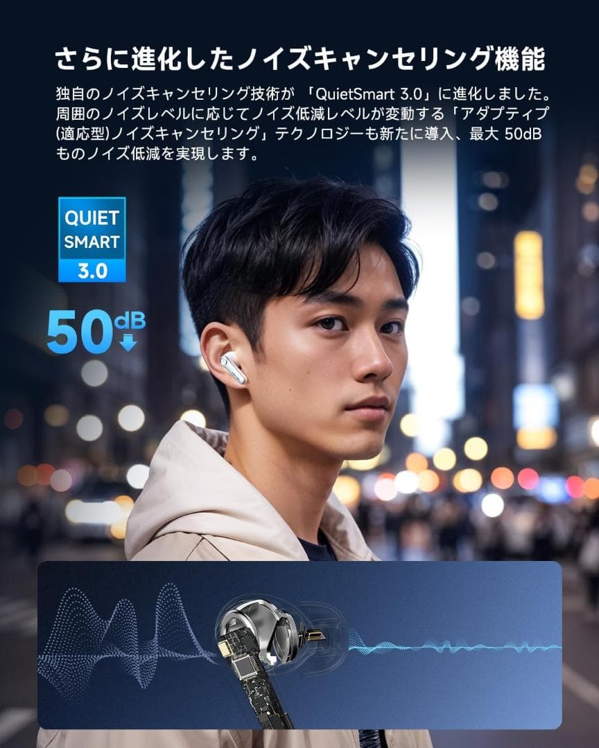 【新品・未開梱】EarFun Air Pro 4 ワイヤレスイヤホン　ホワイト