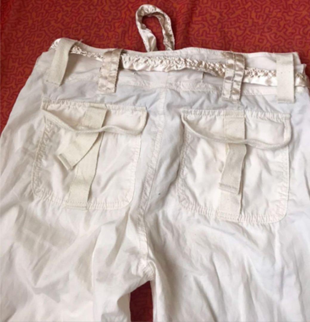 Abercrombie ホワイトカーゴパンツy2k