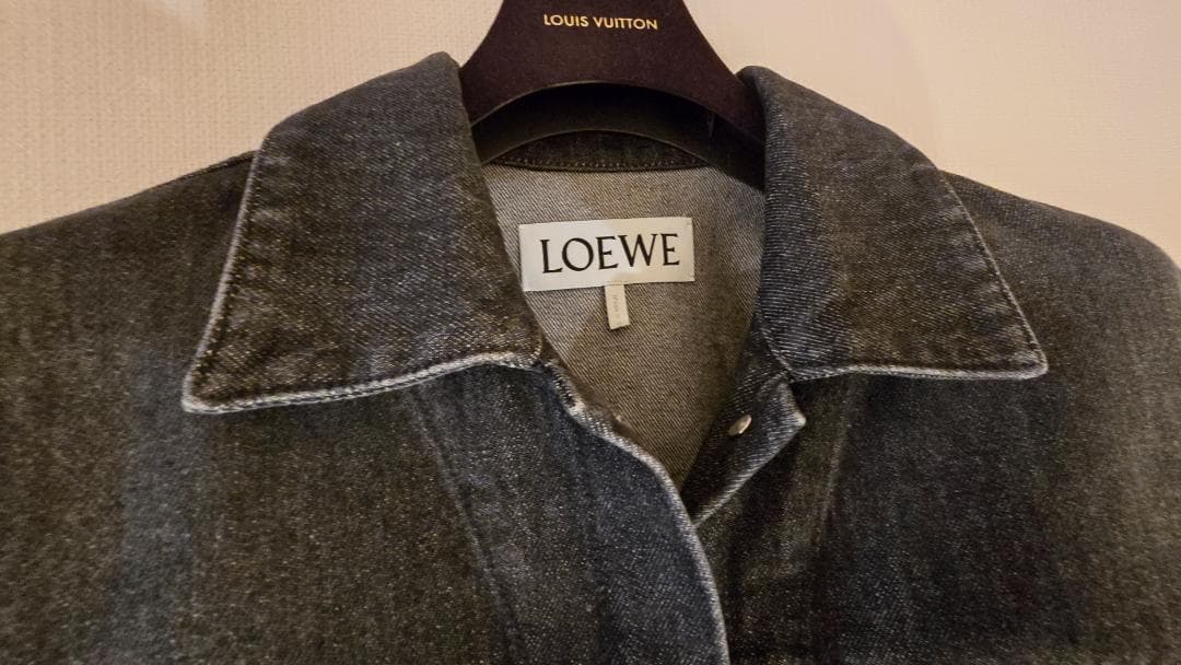 最終値下げ！【超美品】LOEWE(ロエベ) レディース デニムツイストジャケット