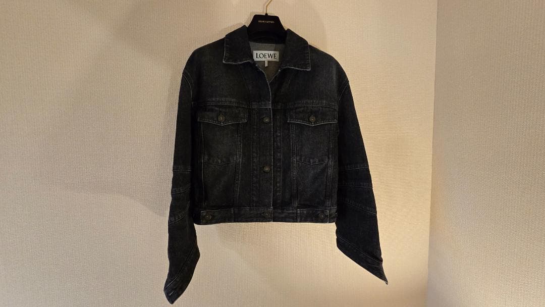最終値下げ！【超美品】LOEWE(ロエベ) レディース デニムツイストジャケット