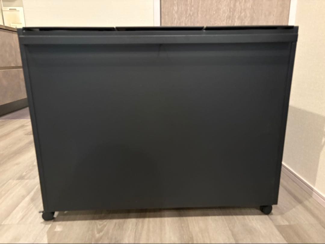 専用　新品】山崎実業 蓋付き 目隠し分別ダストワゴン 45L 3分別