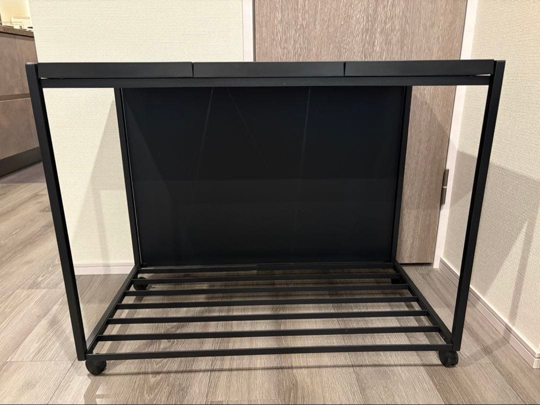 専用　新品】山崎実業 蓋付き 目隠し分別ダストワゴン 45L 3分別