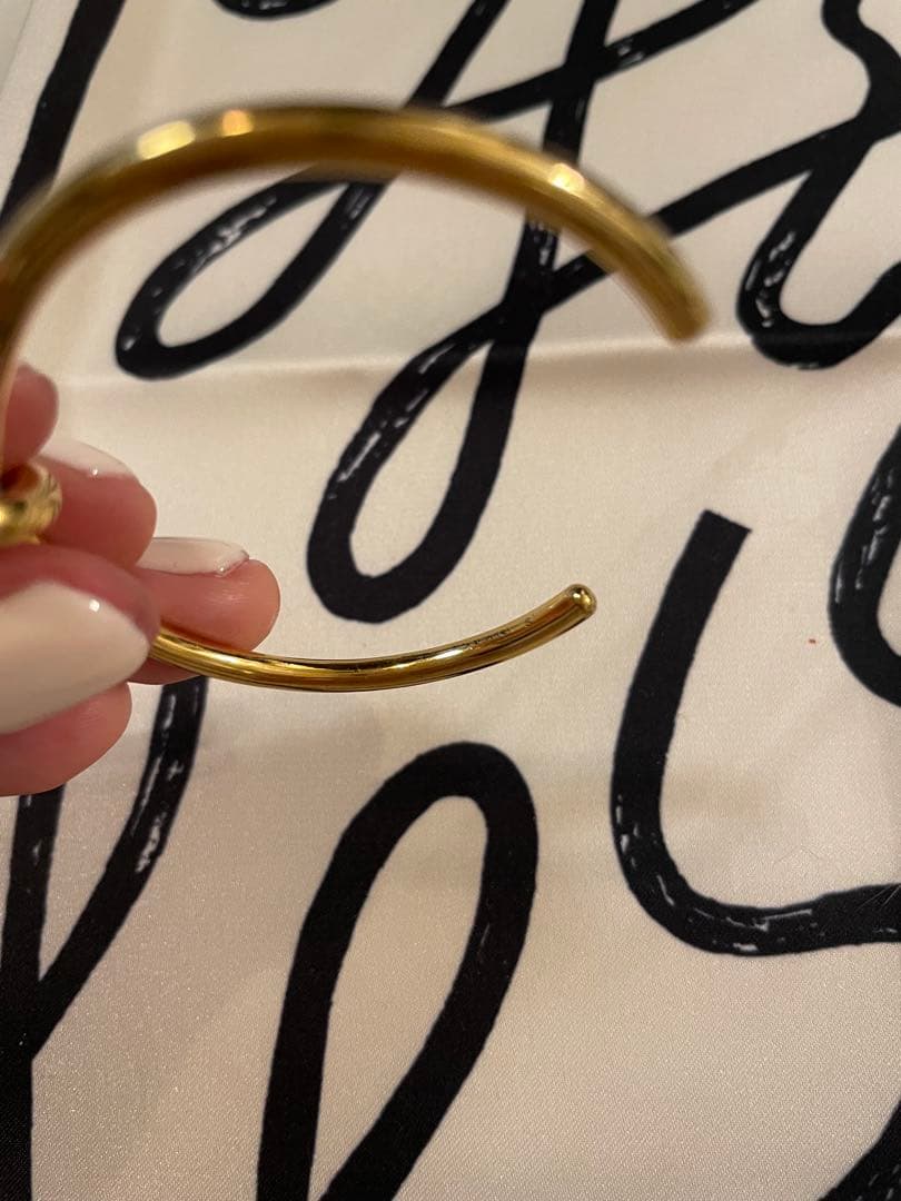 正規品 Celine Knot ゴールド ノット バングル S サイズ