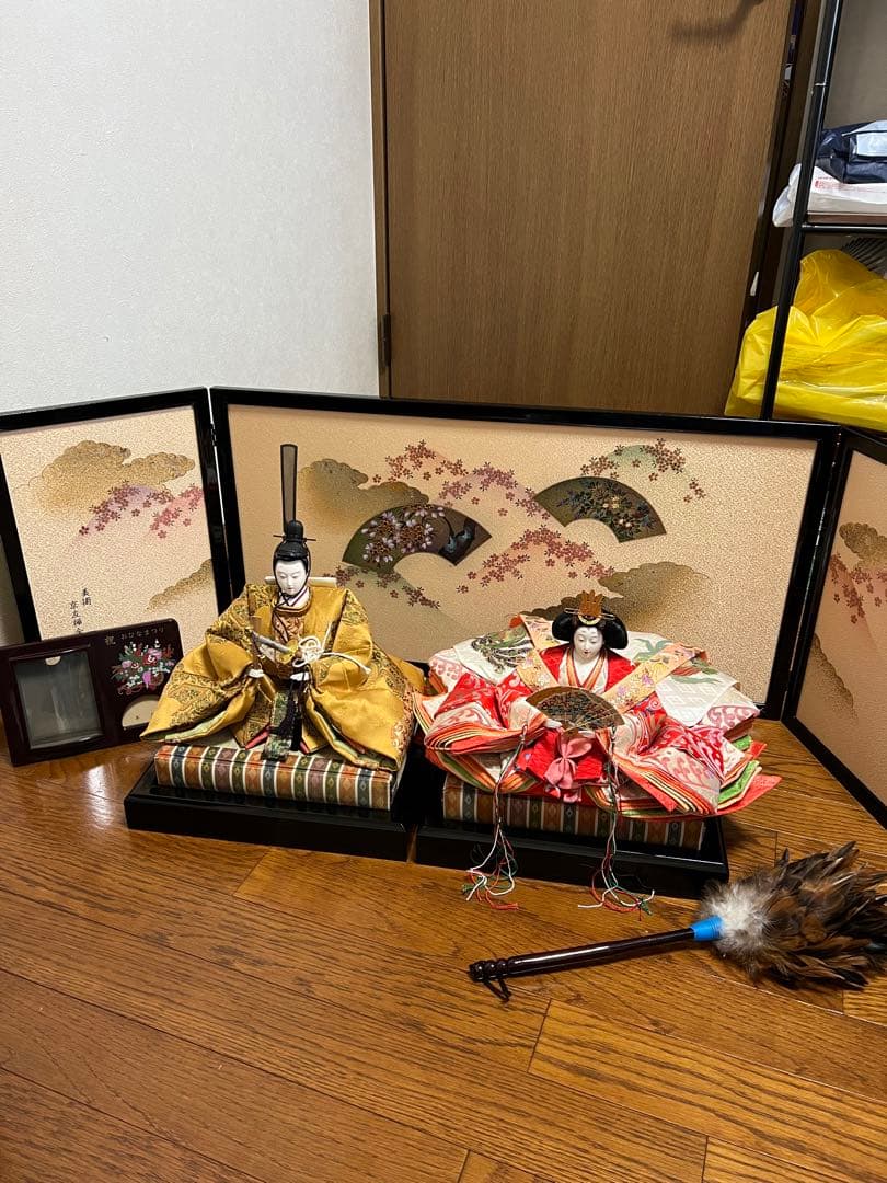 【USED】雛人形 京友禅全彩【金彩京の舞】