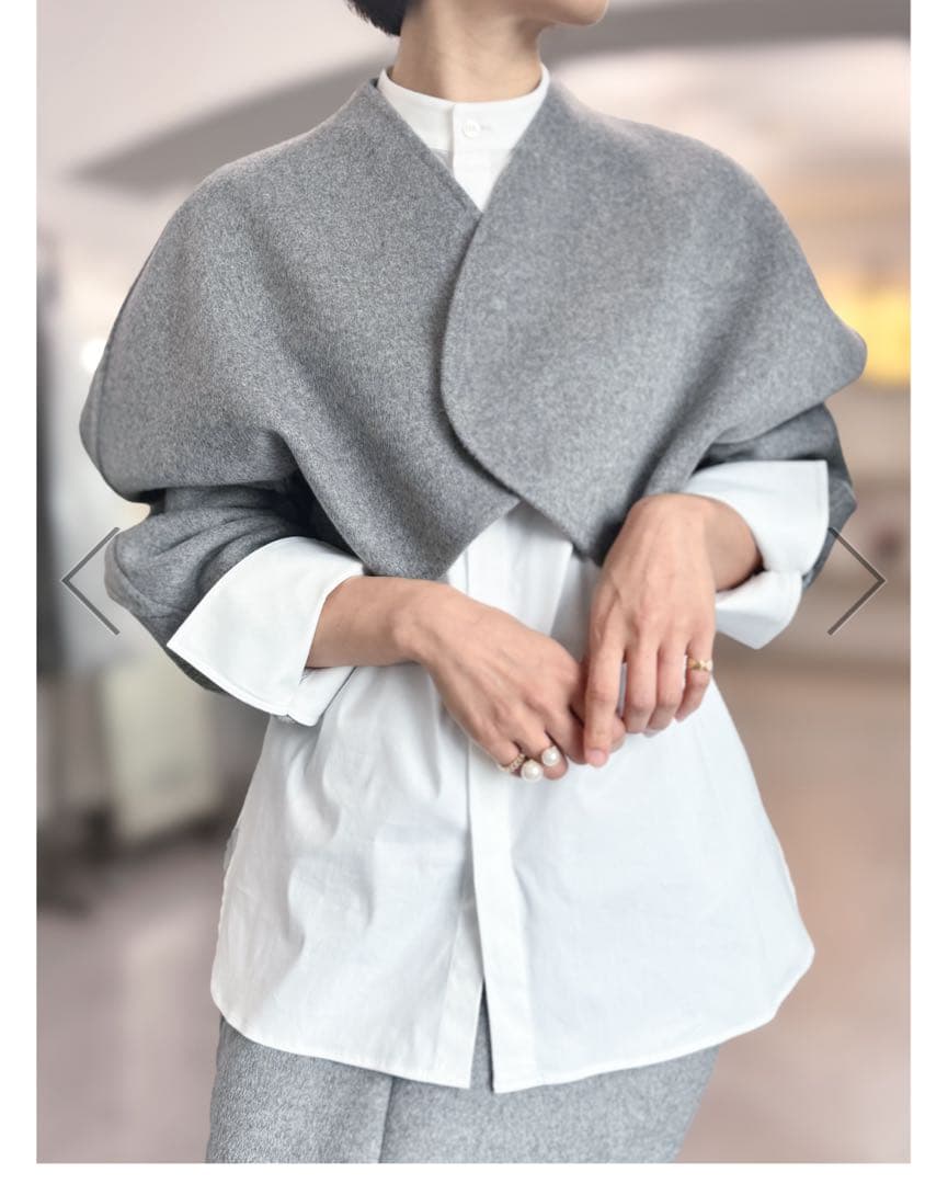 トップス SHE Tokyo Barbara Wool Cashmere gray