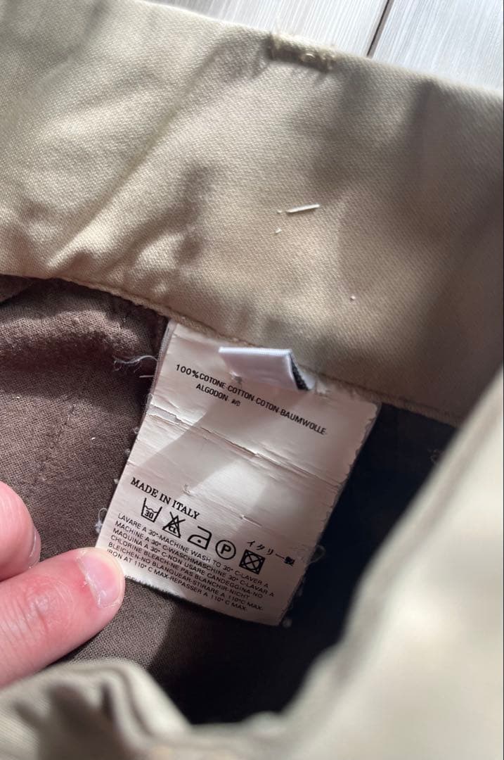 マルタンマルジェラ　ここのえ期　09AW チノスラックスパンツ