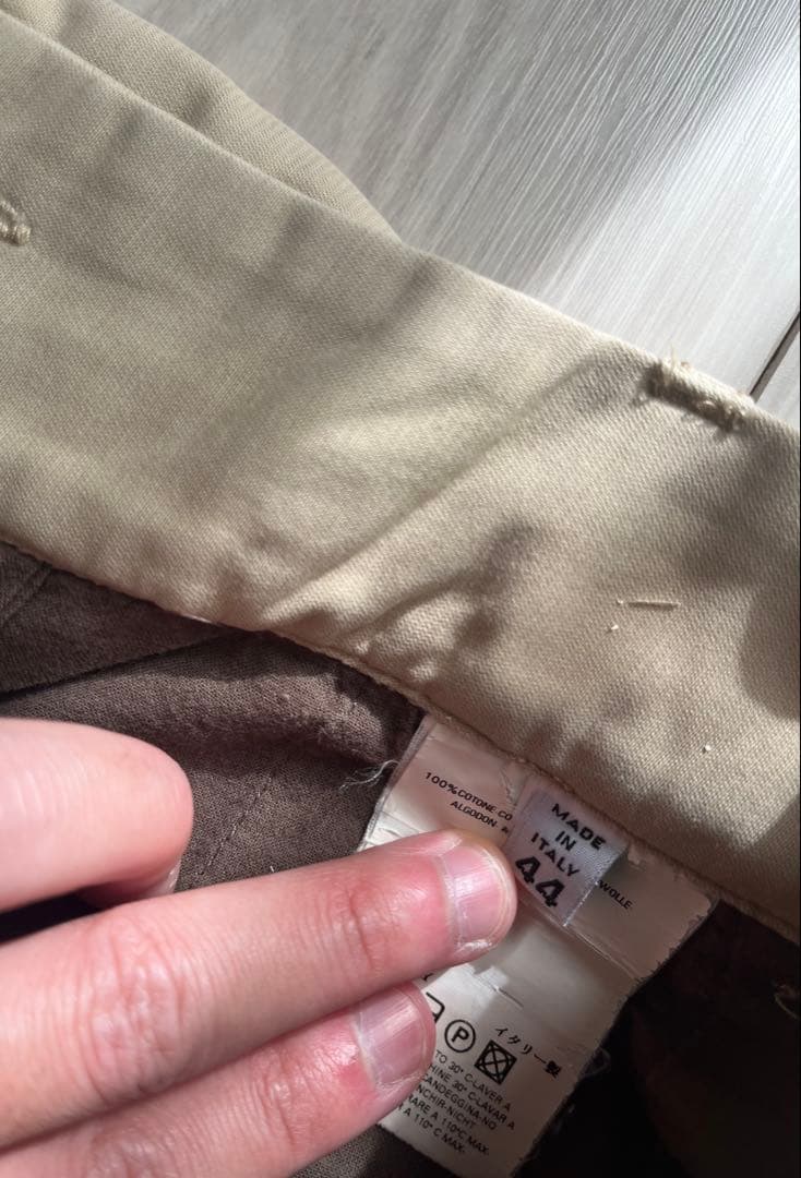 マルタンマルジェラ　ここのえ期　09AW チノスラックスパンツ
