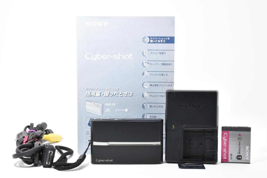 《 美品 》　ソニー　SONY Cyber-shot DSC-T9 ブラック