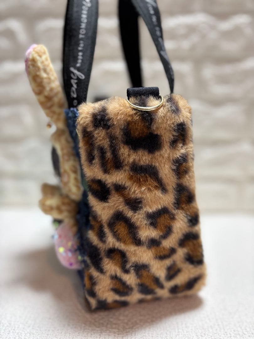 黒*こ様 コヤンイサムチョン　ハンドメイド　ミニファートートバッグ　ピンクうさち