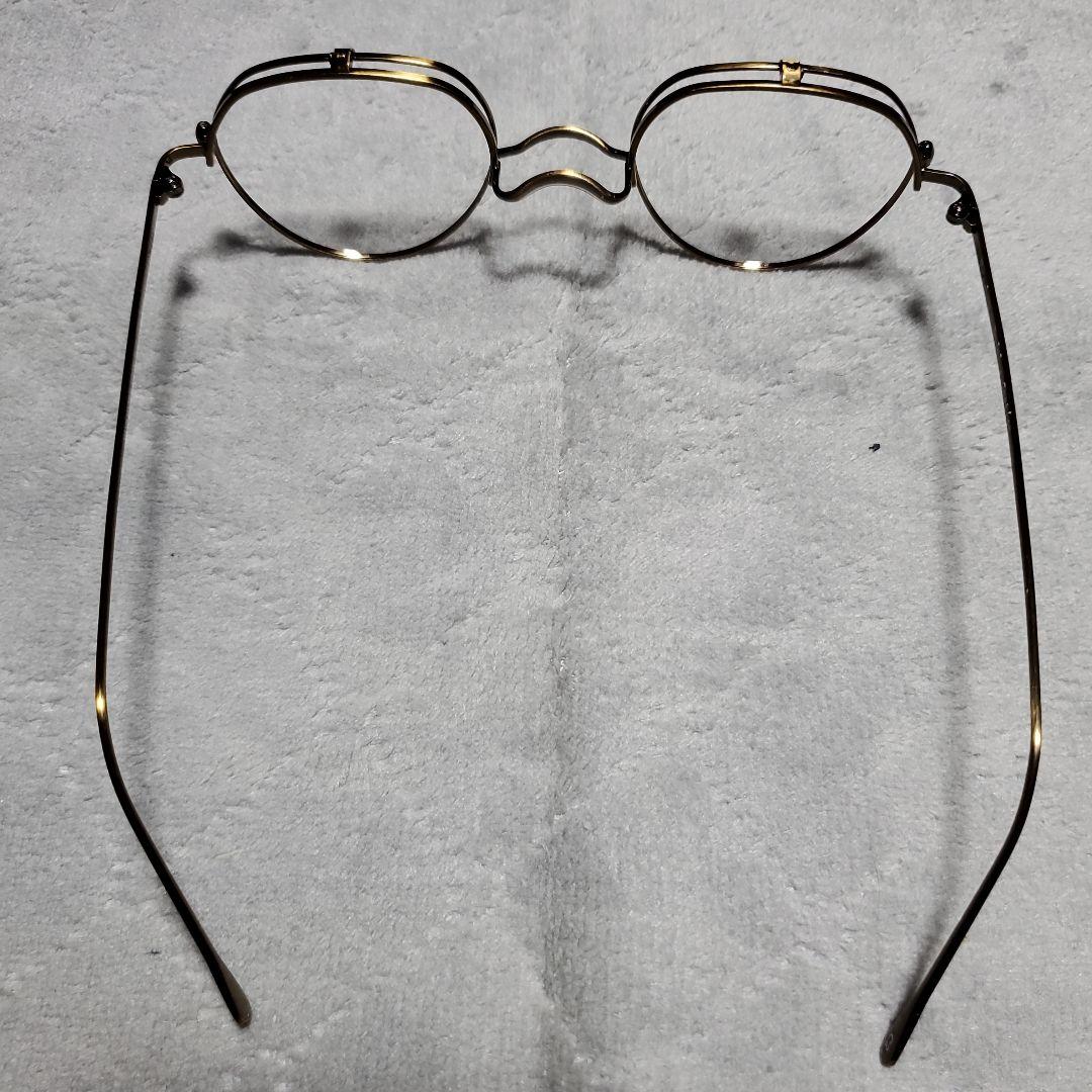 (TRAD)Gentian 跳ね上げメガネ チタン製ゴールド