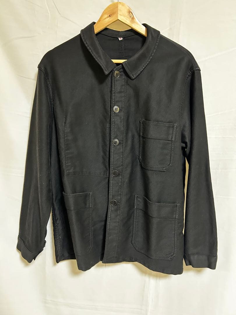 60's adolphe lafont ブラックモールスキン フランス