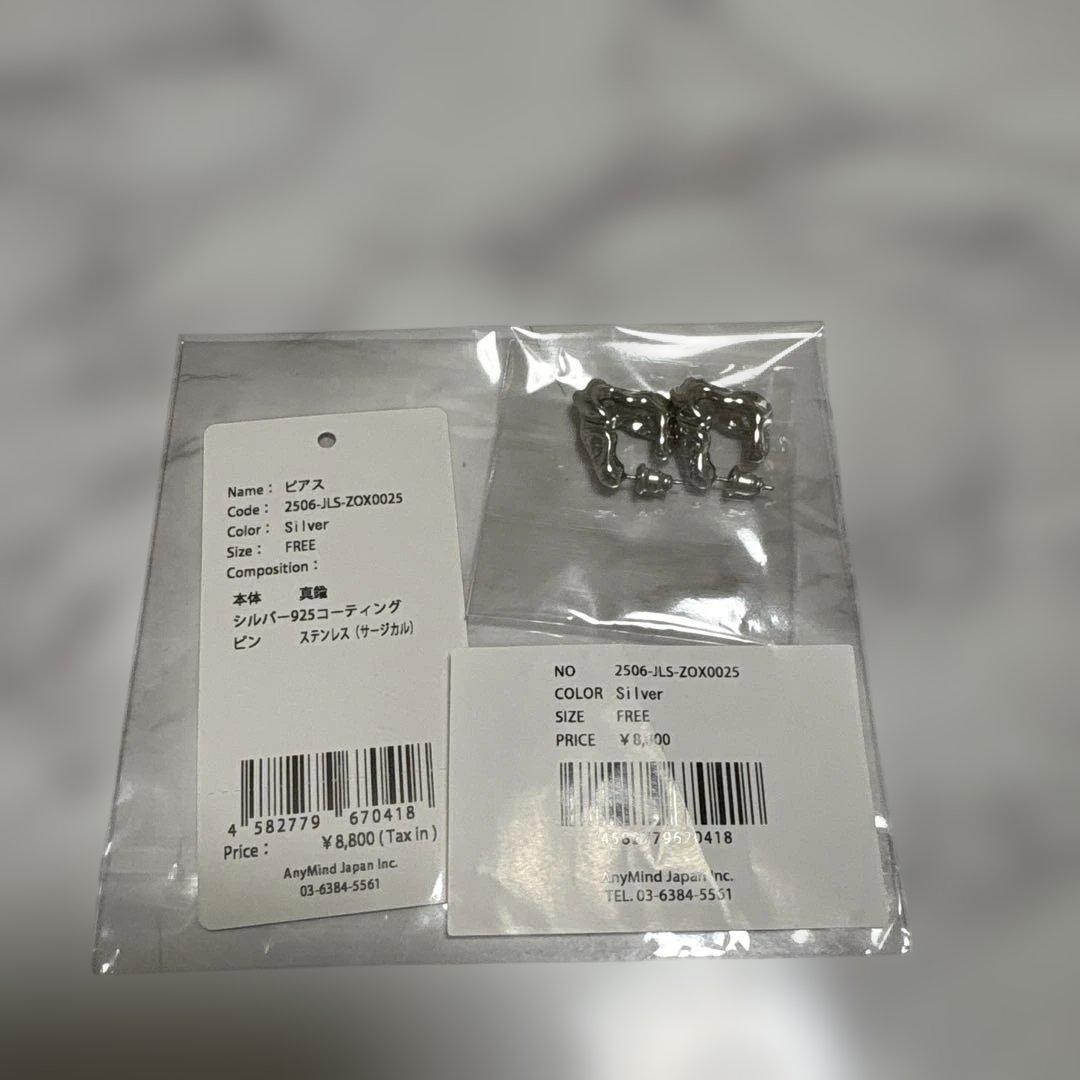 jentlouis 両耳用ピアス　シルバー925