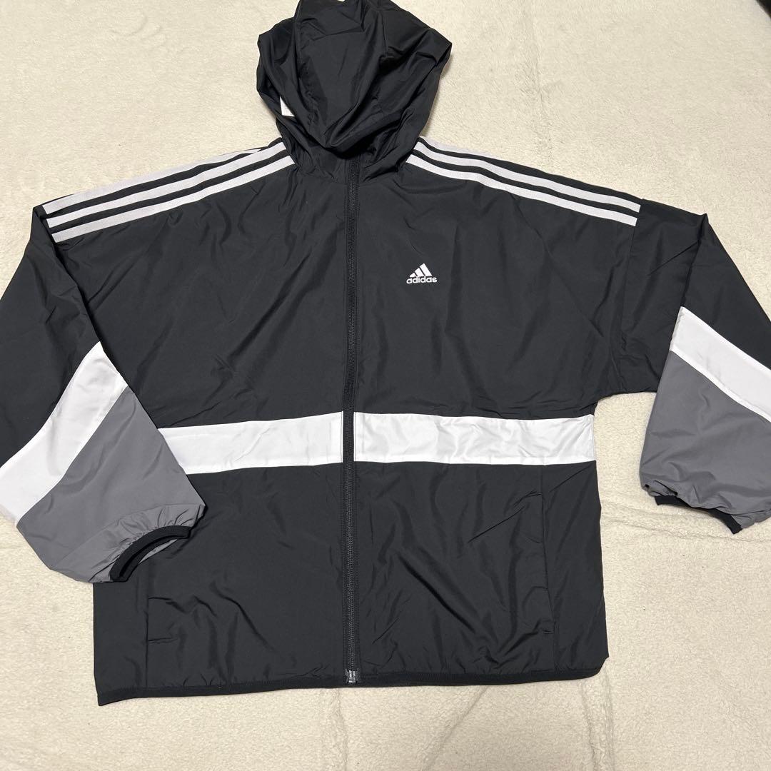 アディダス シャカシャカ　上下セット　裏起毛　Mウインドブレーカーレディース