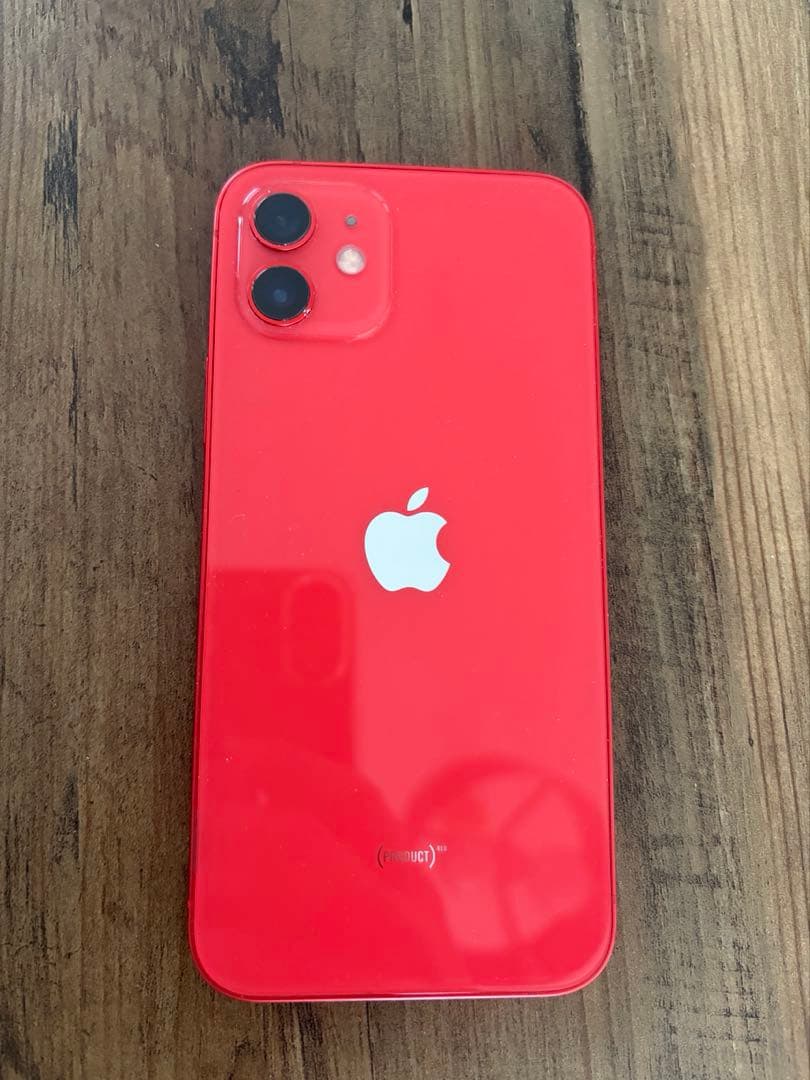 iPhone12 64GB 赤　バッテリー80% SIMフリー 初期化済み