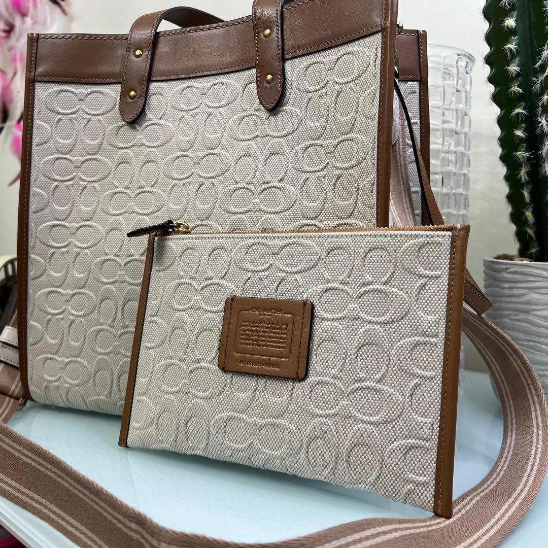 COACH コーチ ショルダー トートバッグ&クラッチ セット♡