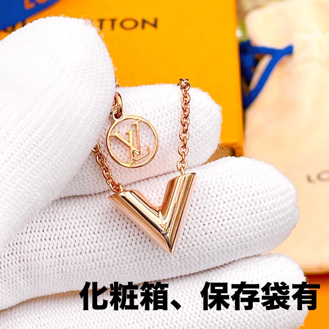 ◇ルイヴィトン◇ M80137 エセンシャルV ネックレス PG LE0241