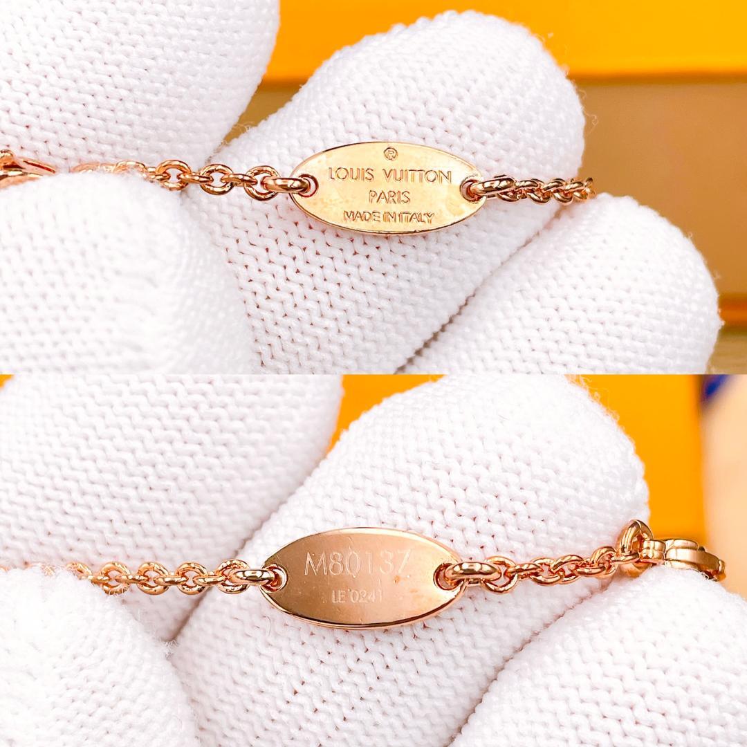 ◇ルイヴィトン◇ M80137 エセンシャルV ネックレス PG LE0241