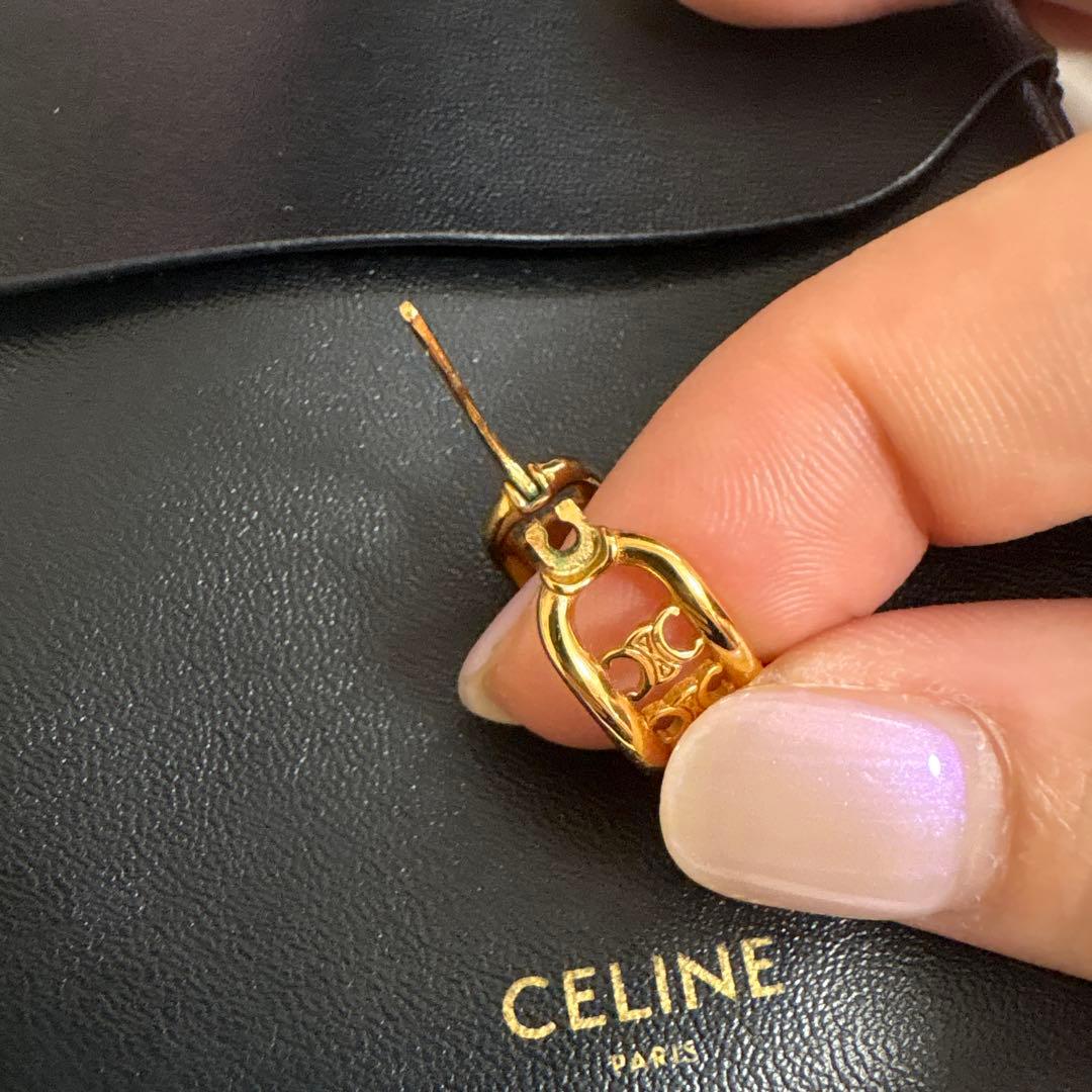 CELINE トリオンフ　フープピアス　※片耳のみ