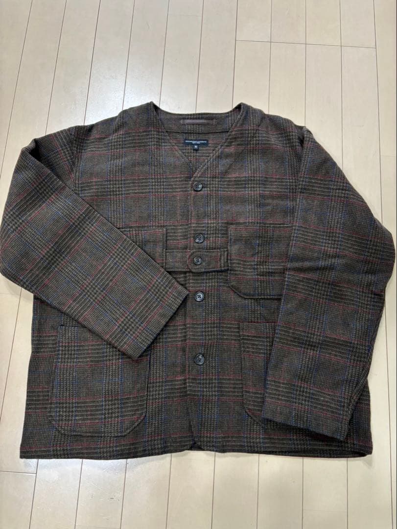 Engineered Garments カーディガンジャケット ウールチェック