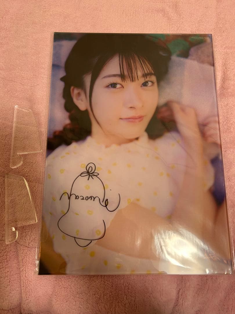 【特典付】鈴原希実直筆サイン入り クリアアクリルアート