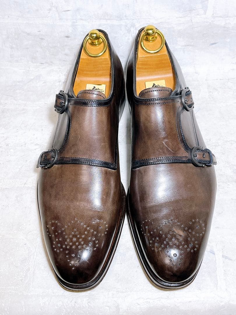 定価20万円【極美品】サルヴァトーレフェラガモ TRAMEZZA 約27cm