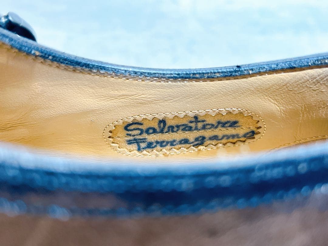 定価20万円【極美品】サルヴァトーレフェラガモ TRAMEZZA 約27cm