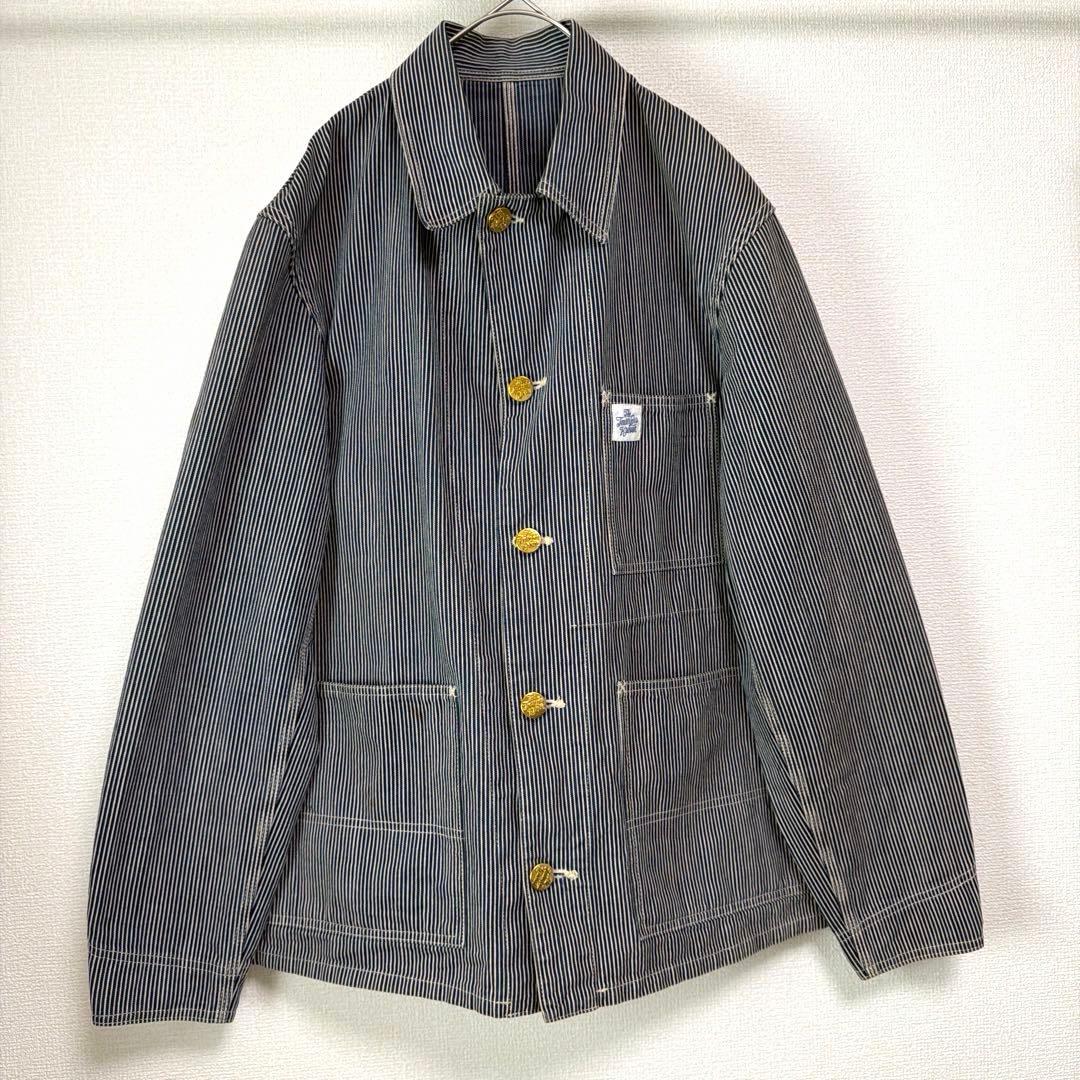 【希少 入手困難】テンダーロイン ヒッコリー カバーオール 長袖 ストライプ