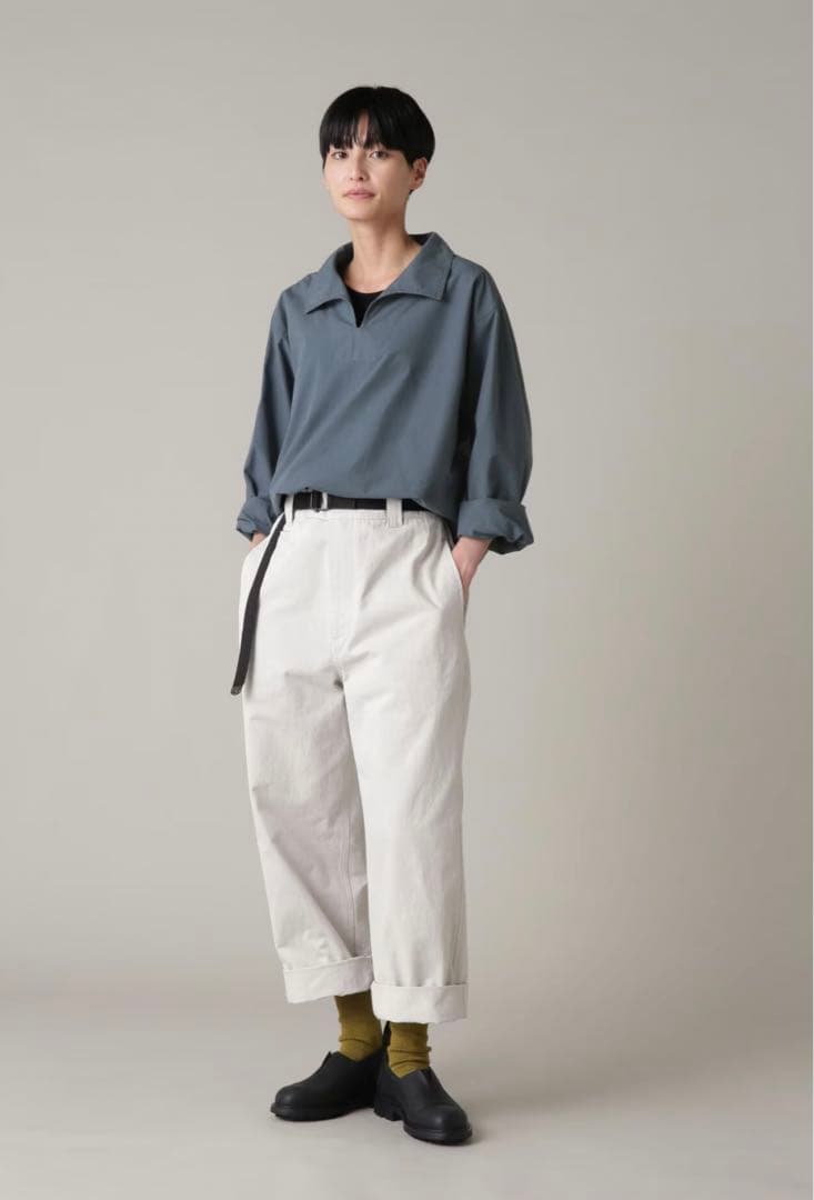 美品 マーガレットハウエル 2024SS MHLパンツ