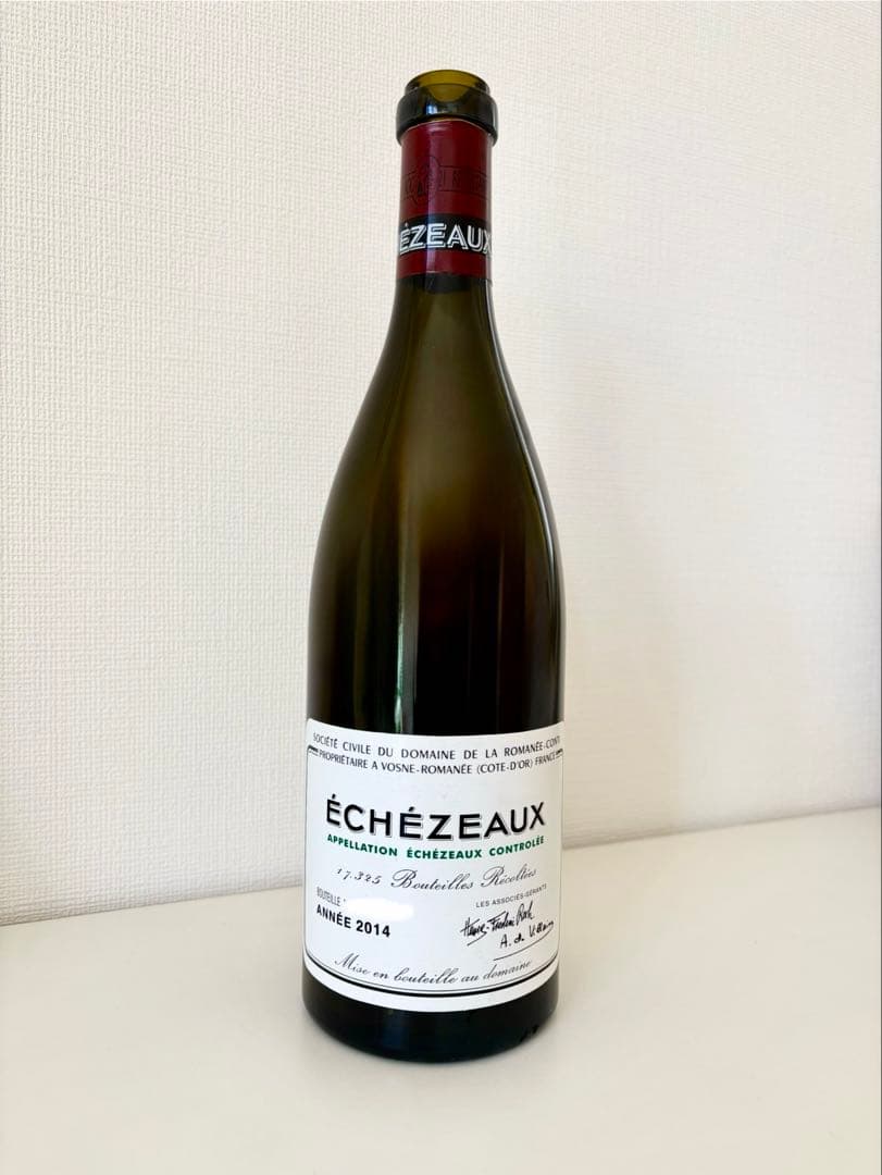 D.ロマネコンティ　エシェゾー2014 ワイン空瓶