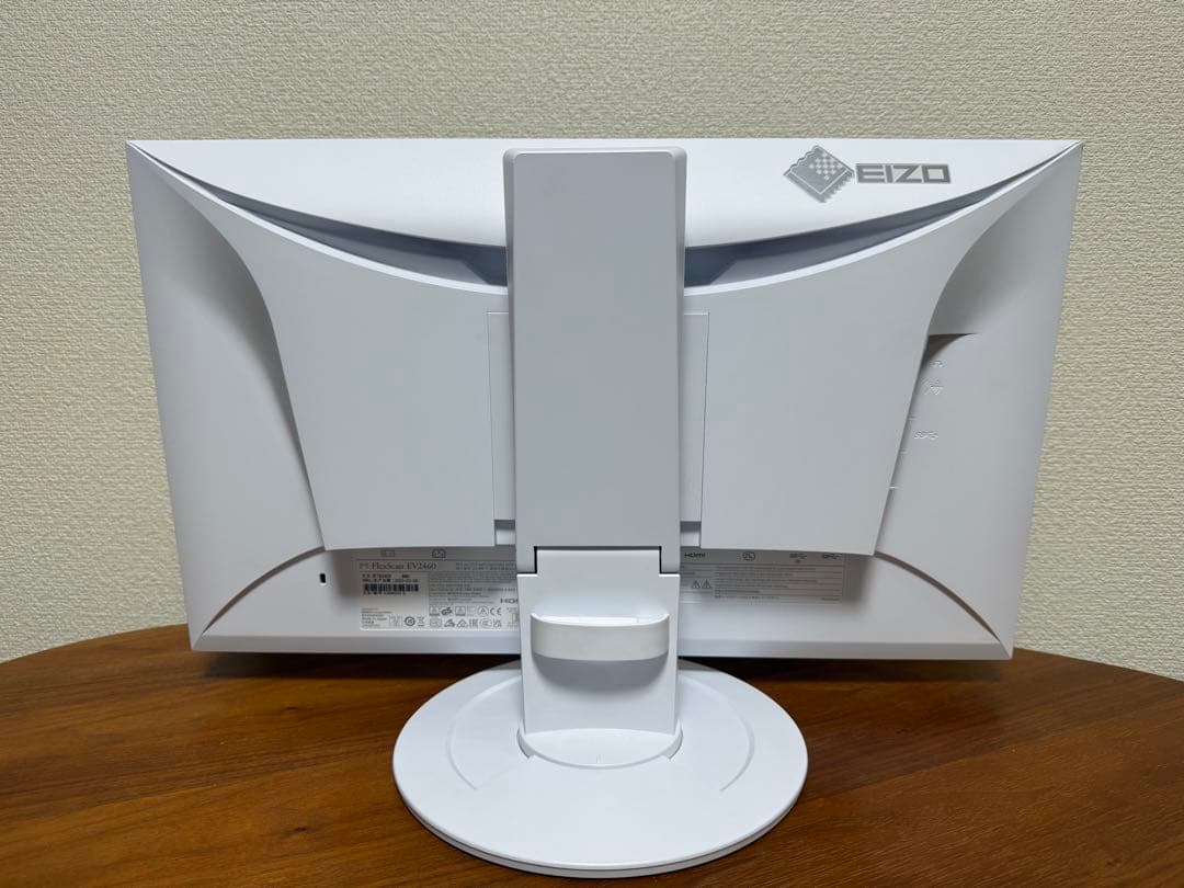 2023年製EIZO EV2460 23.8型モニター内蔵スピーカ回転機能