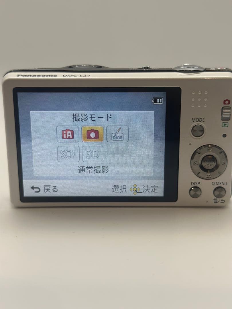 「LUMIX DMC-SZ7」ホワイト 【動作確認済】
