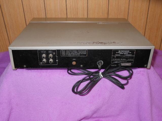 昭和レトロPIONIEERパイオニア名機T3050M◆スロットインカセットデッキ