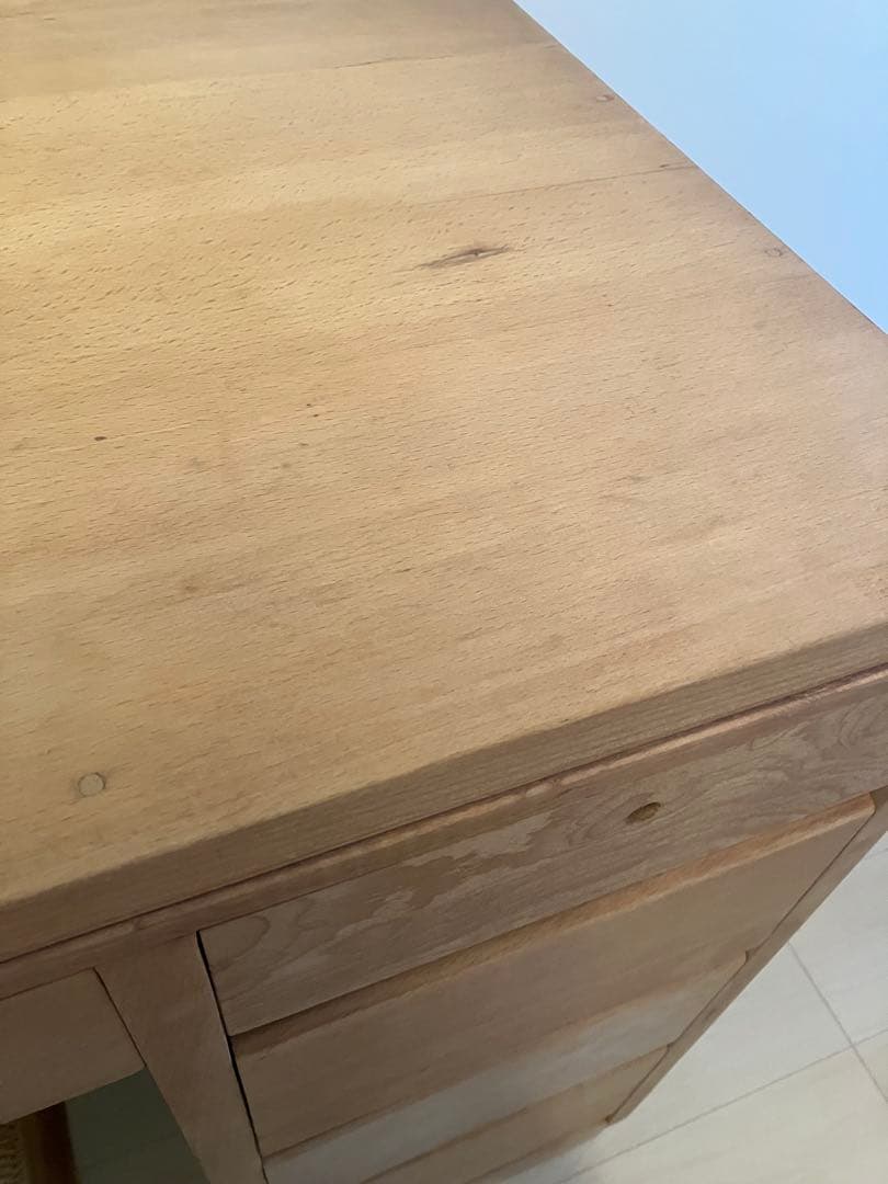 木製デスク 引き出し付き古家具ヴィンテージ　アンティークテーブル勉強机文卓骨董