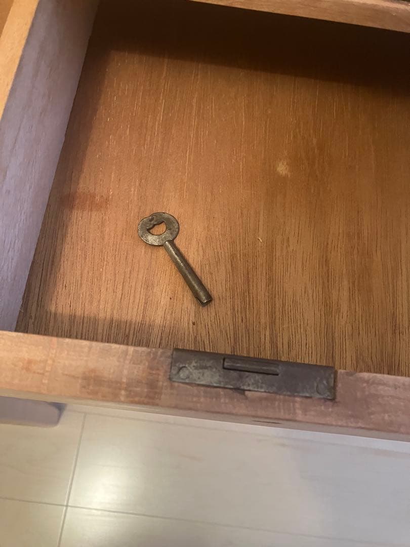 木製デスク 引き出し付き古家具ヴィンテージ　アンティークテーブル勉強机文卓骨董