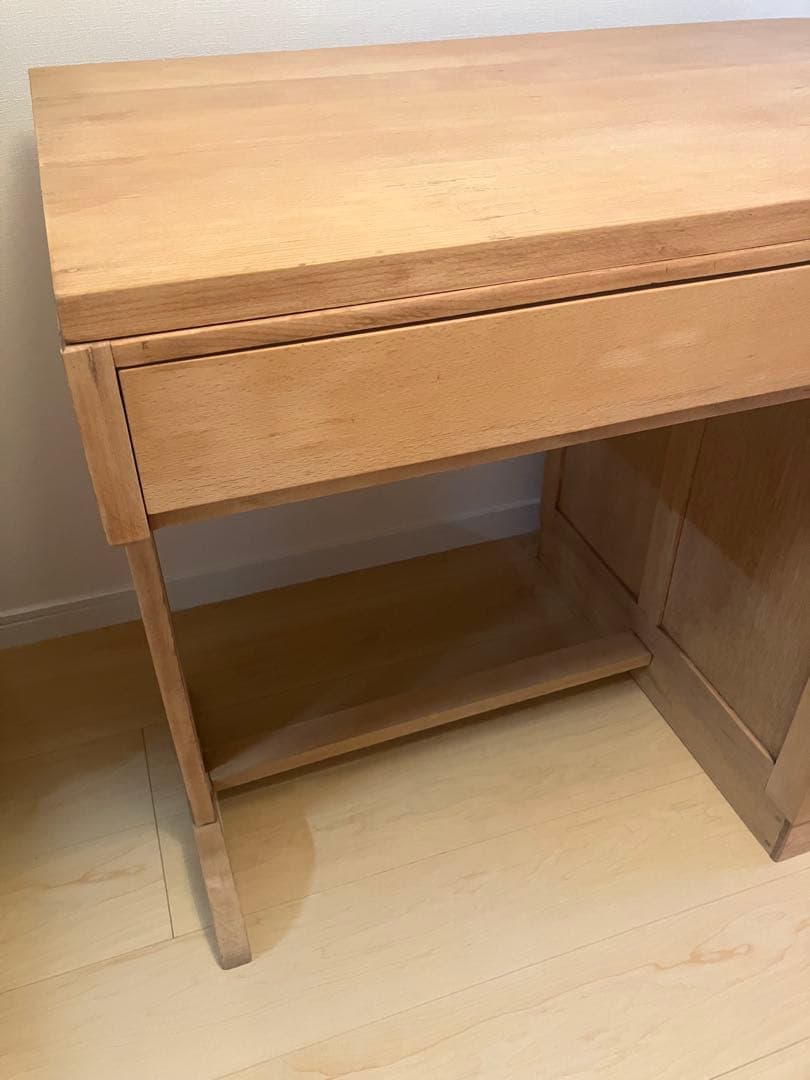 木製デスク 引き出し付き古家具ヴィンテージ　アンティークテーブル勉強机文卓骨董