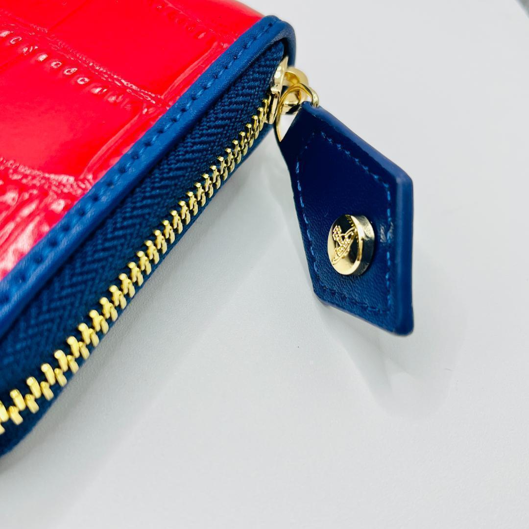 つるちゃん様 　　　　　　特価 未使用 赤＆青 ワニ風 ウロコ レッド