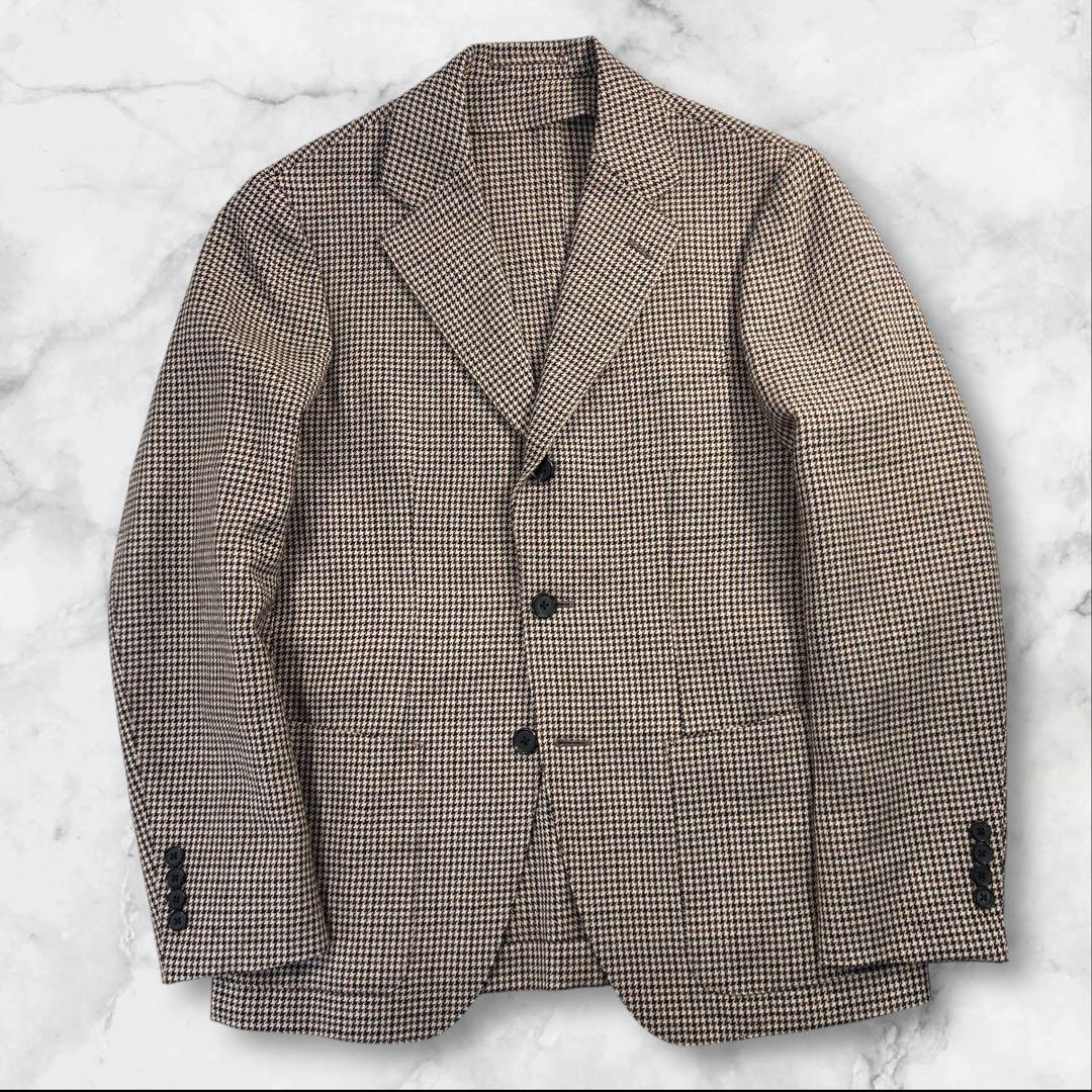 新品同様 TOMORROWLAND 3Bテーラードジャケット サイズ48/L相当