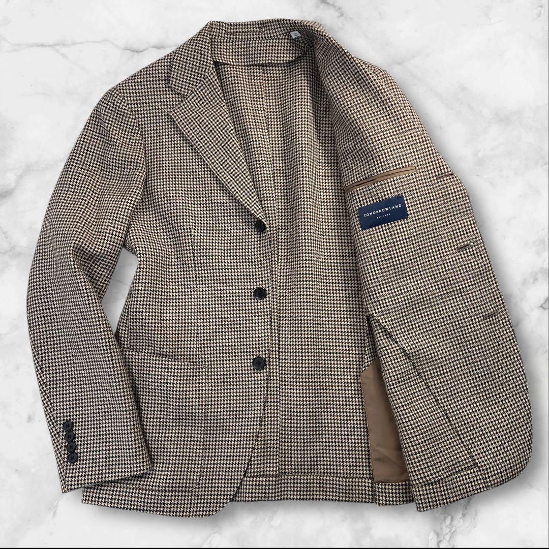 新品同様 TOMORROWLAND 3Bテーラードジャケット サイズ48/L相当