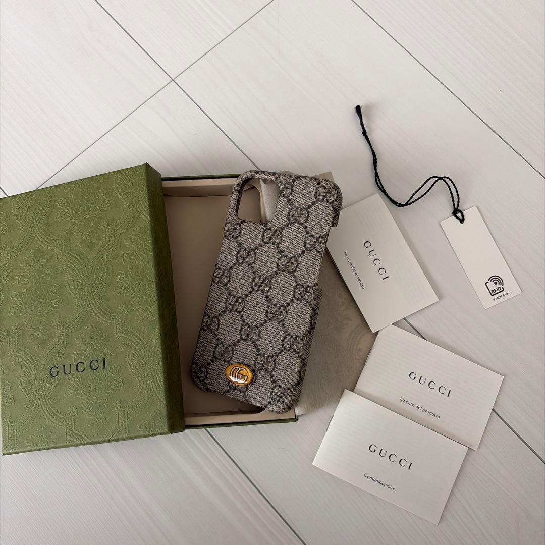 GUCCI GGパターン iPhone用ケース iPhone13