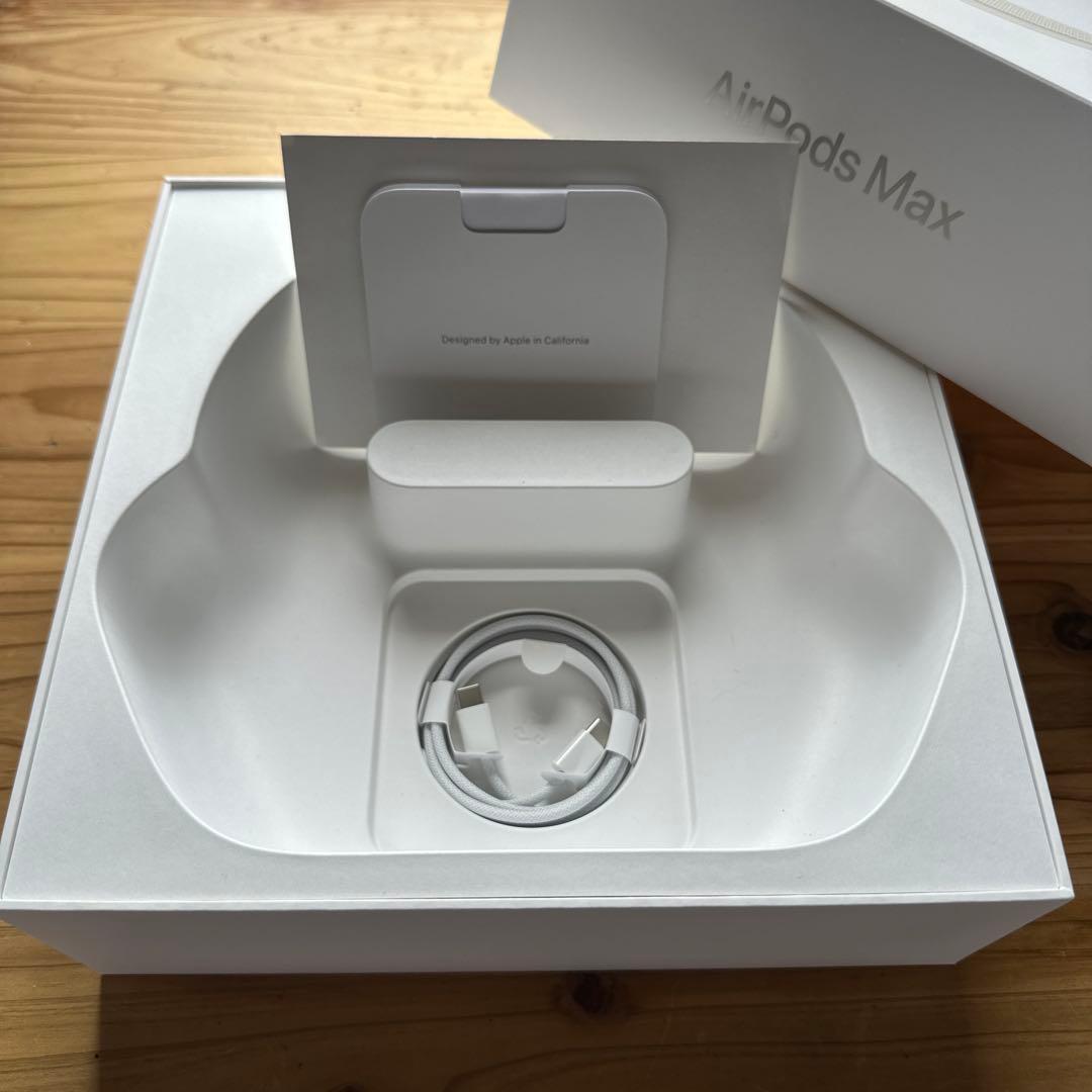 Apple AirPods Max スターライト【保証書、カバー付き】