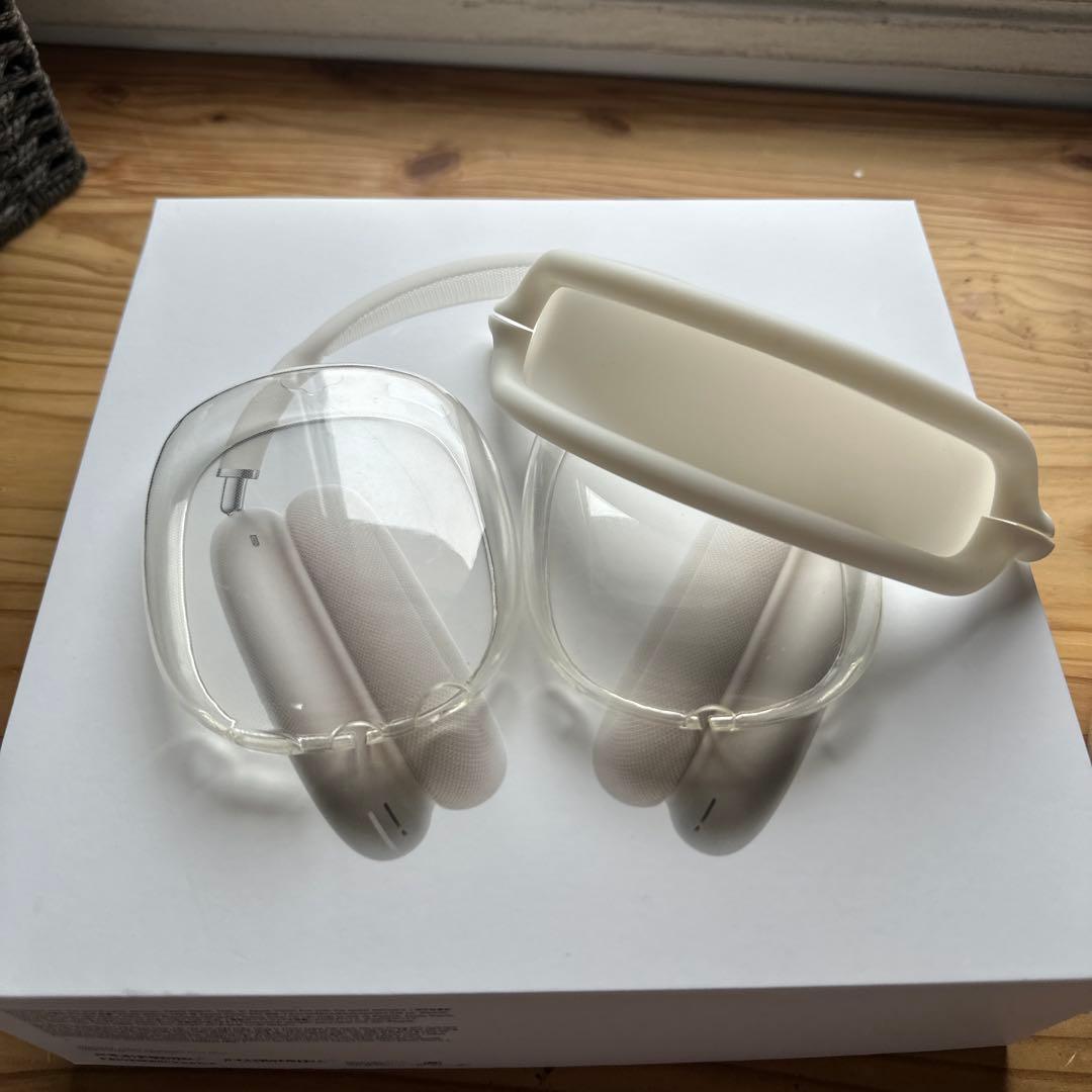 Apple AirPods Max スターライト【保証書、カバー付き】