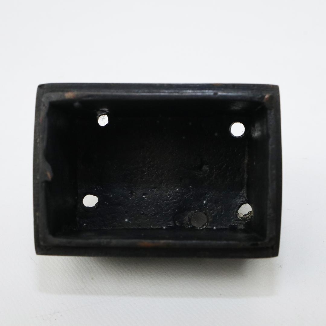 蝋型師 二上 元威 作　蝋型鋳銅　御所車香炉