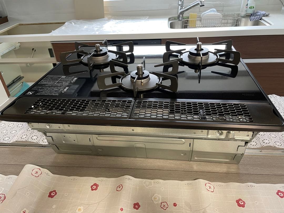 リンナイ　グリル付きガスコンロ　　未使用　ビルトイン