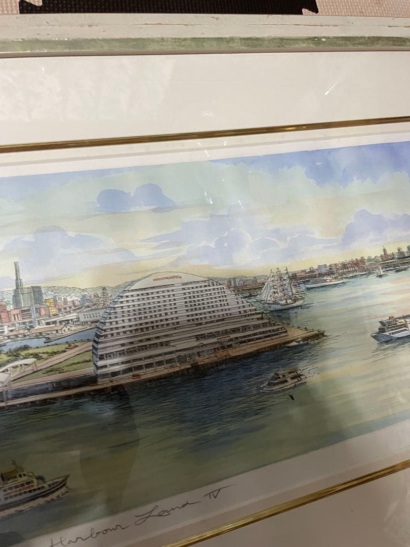 Hudson Lane IV 港の風景 織田義郎