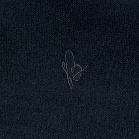 美品✨マディソンブルー ハイカラーマダムウールシャツ B刺繍 ブラック 黒 01