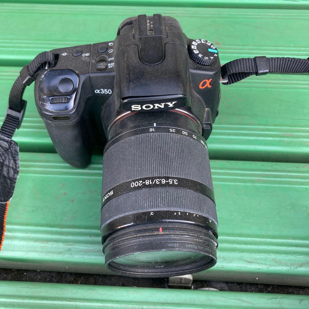 SONY α350 デジタル一眼レフカメラ液晶割れ内部パーツ取り用