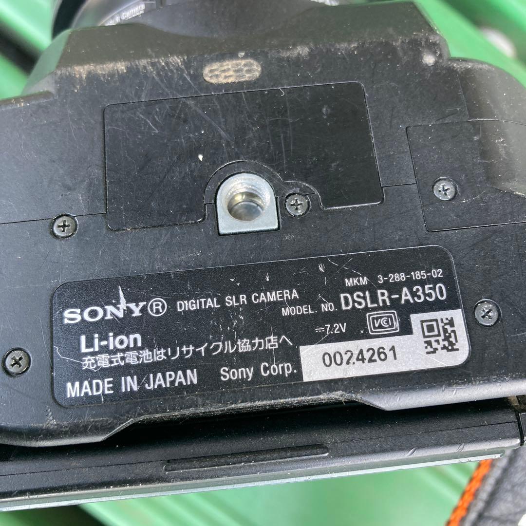SONY α350 デジタル一眼レフカメラ液晶割れ内部パーツ取り用