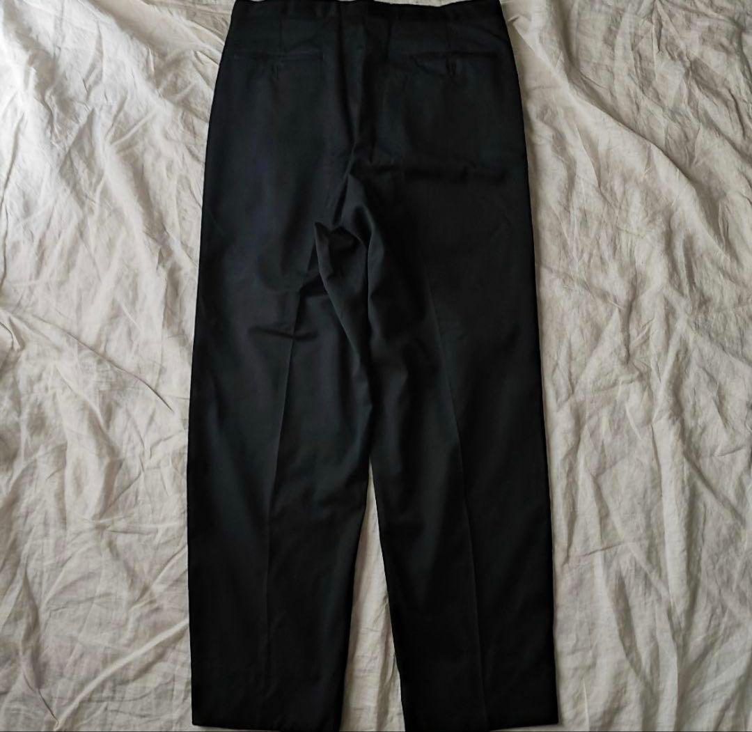 レア 80~ VALENTINO 2タック ワイドスラックス 黒 OPTIジップ